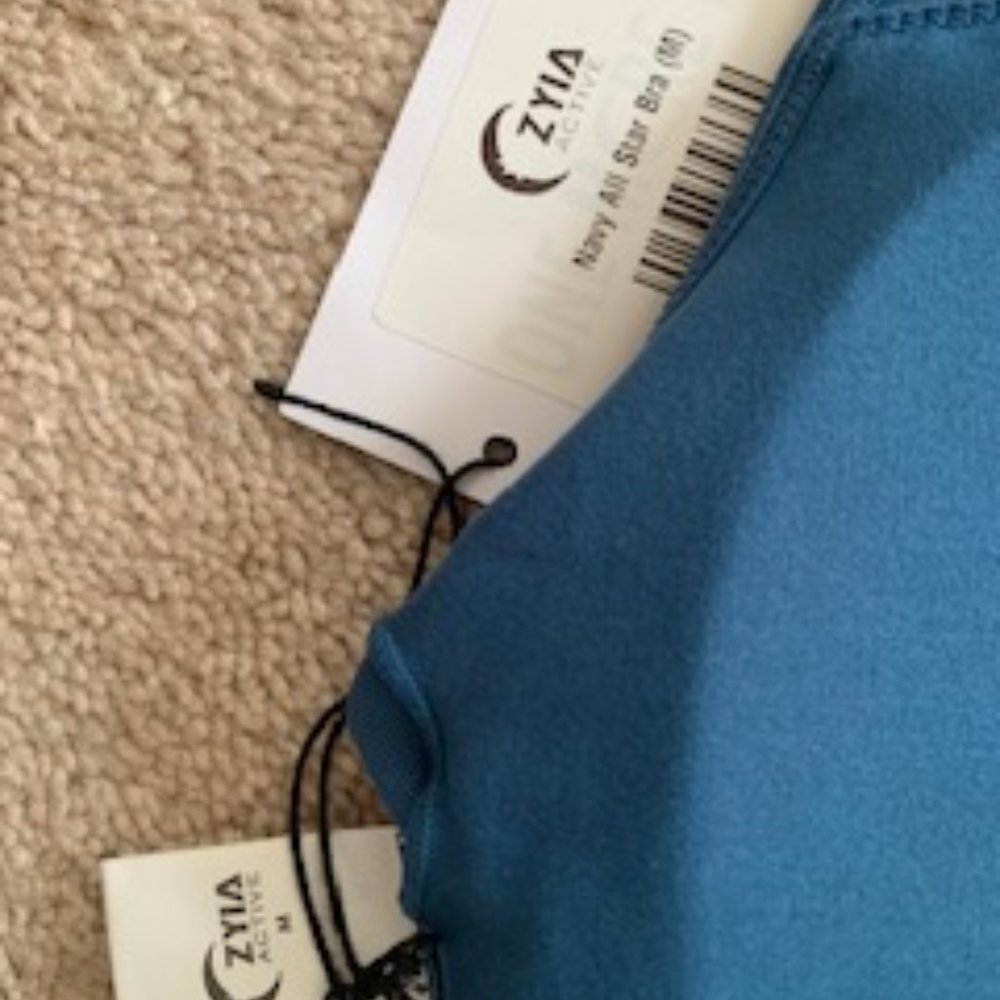 Zyia All Star Bra (Item #308) - Navy - Medium - NWT - Picture 4 of 5